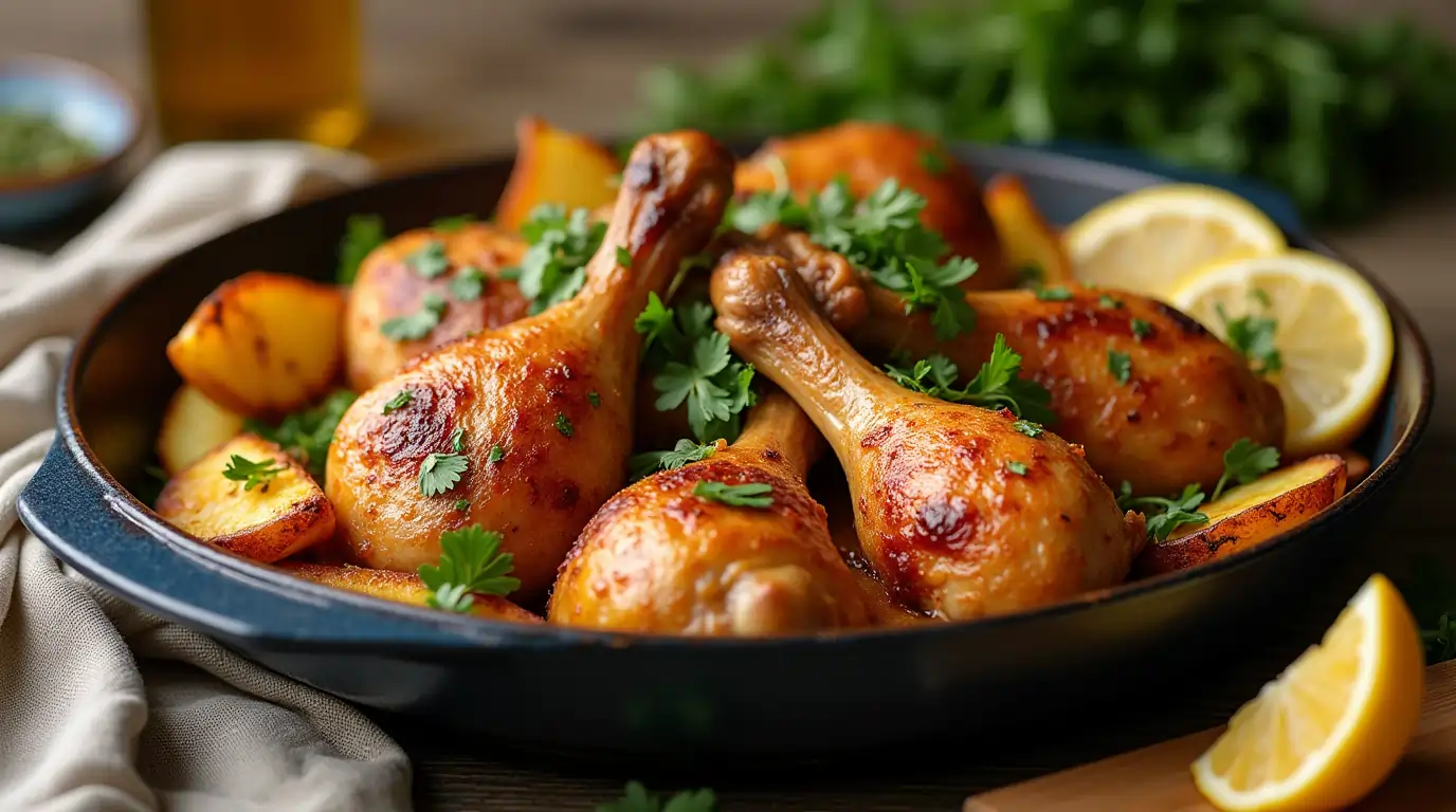 Authentic Greek Chicken and Potatoes