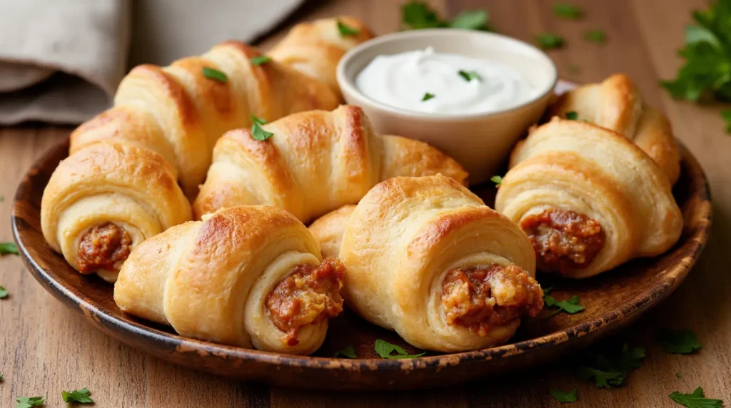 Sausage cream cheese crescent rolls
