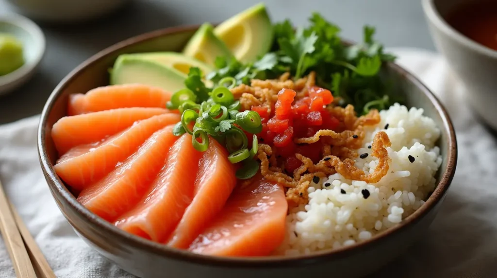 salmon poke bowl