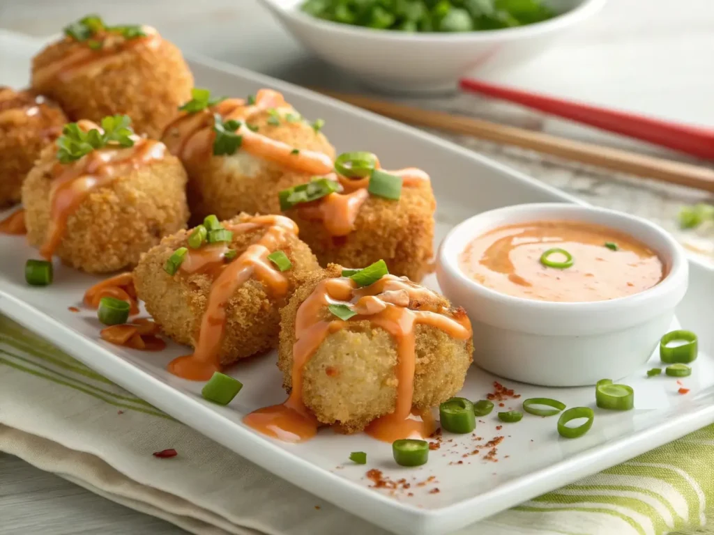 Crispy Bang Bang Salmon Bites