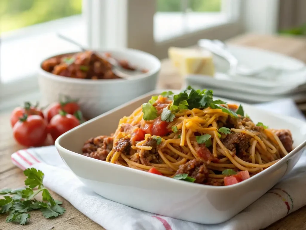 Taco Spaghetti Recipe That Will Blow Your Mind